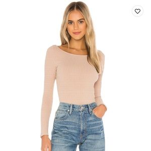 Free People Light Pink Bodysuit size XS / S